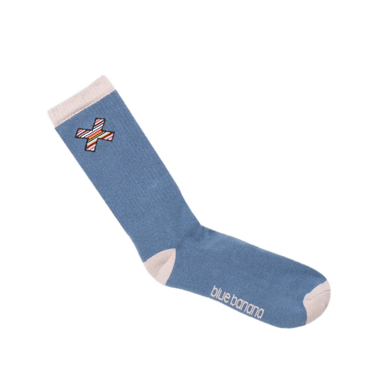 Calcetines Blue Banana Classic Sky Blue - ECRU