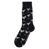 Calcetines Dedicated Sigtuna Cocktail Black - ECRU