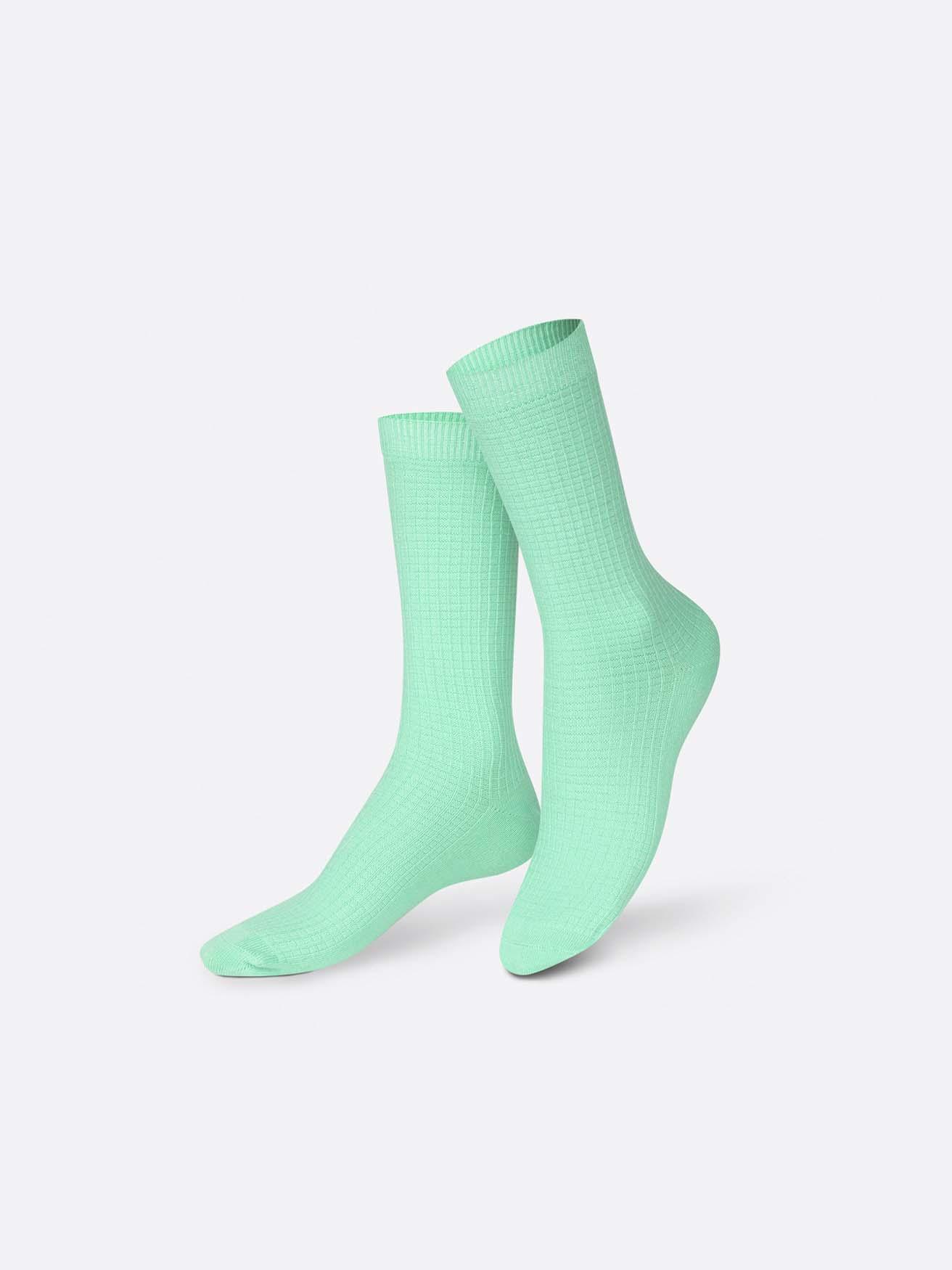 Calcetines Eat My Socks Yin Yoga Green - ECRU