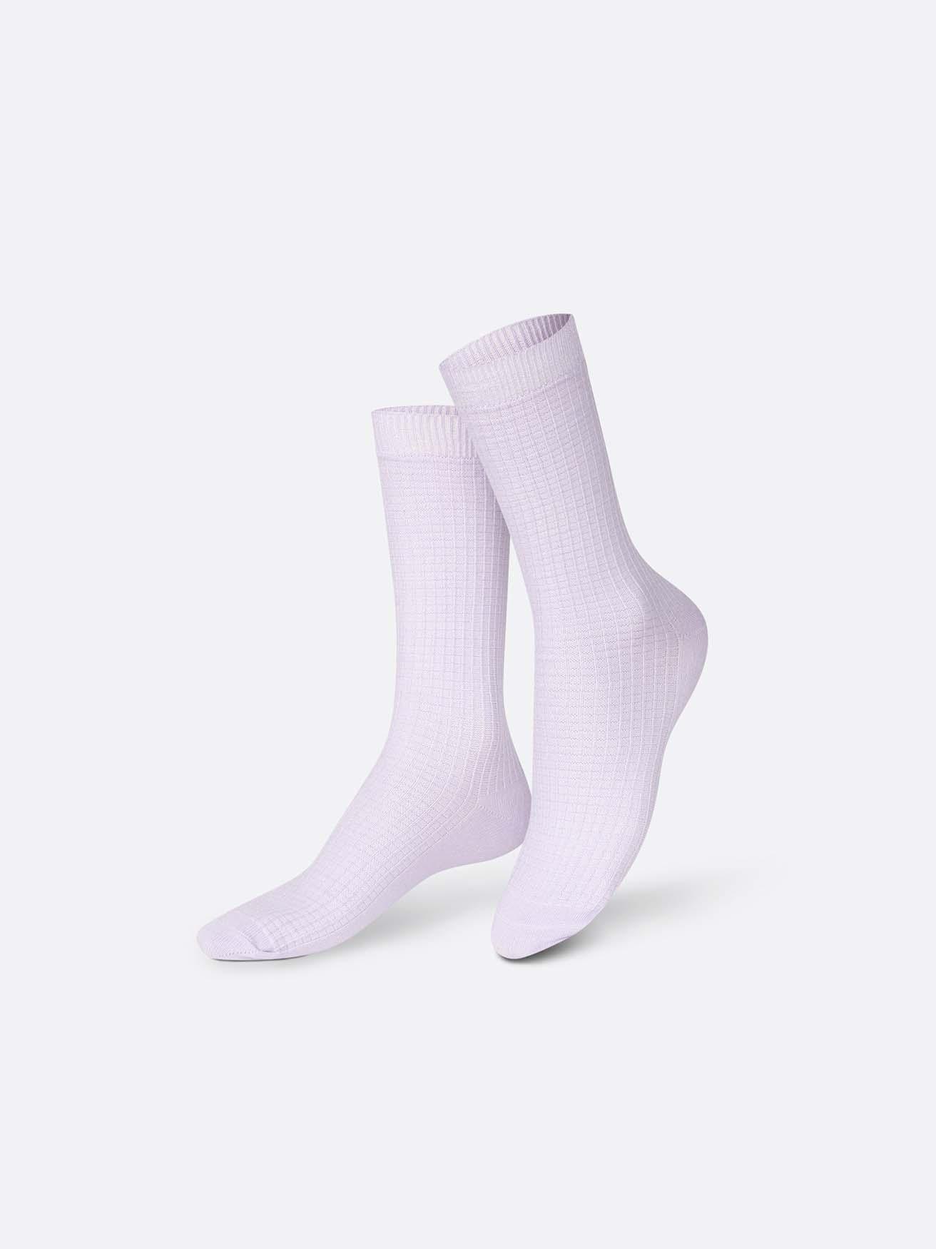 Calcetines Eat My Socks Yin Yoga Purple - ECRU