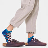 Calcetines Happy Socks Checkerboard Low - ECRU