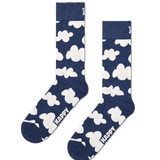 Calcetines Happy Socks Navy Cloudy Crew - ECRU