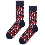 Calcetines Happy Socks Navy Mushroom Crew - ECRU