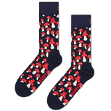Calcetines Happy Socks Navy Mushroom Crew - ECRU