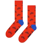 Calcetines Happy Socks Orange Bike Crew - ECRU