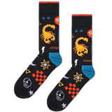 Calcetines Happy Socks Signo del Zodiaco Escorpio - ECRU