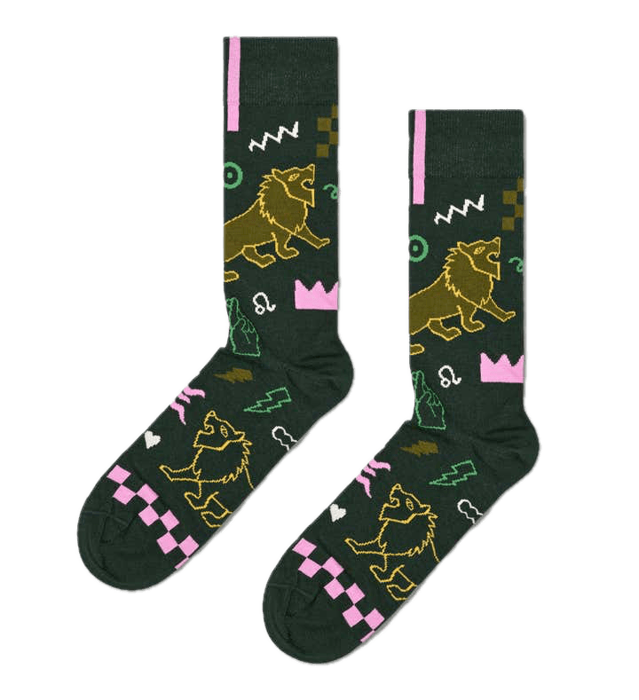 Calcetines Happy Socks Signo del Zodiaco Leo - ECRU