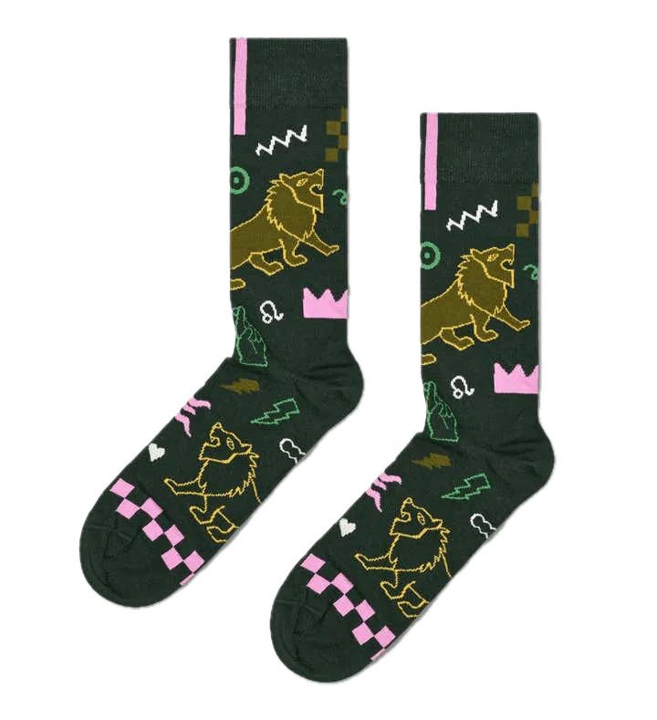 Calcetines Happy Socks Signo del Zodiaco Leo - ECRU