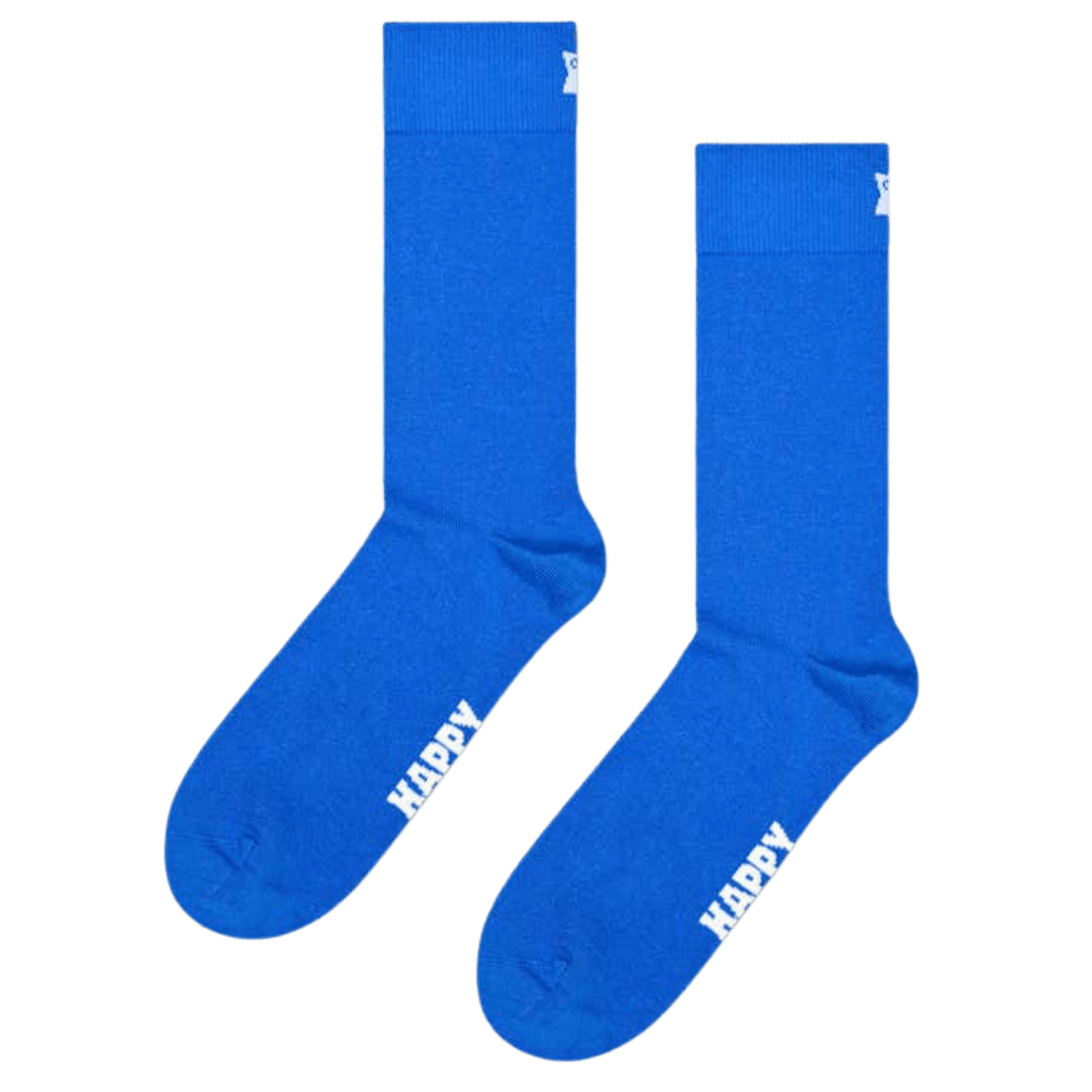 Calcetines Happy Socks Solid Blue - ECRU