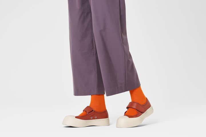 Calcetines Happy Socks Solid Orange - ECRU