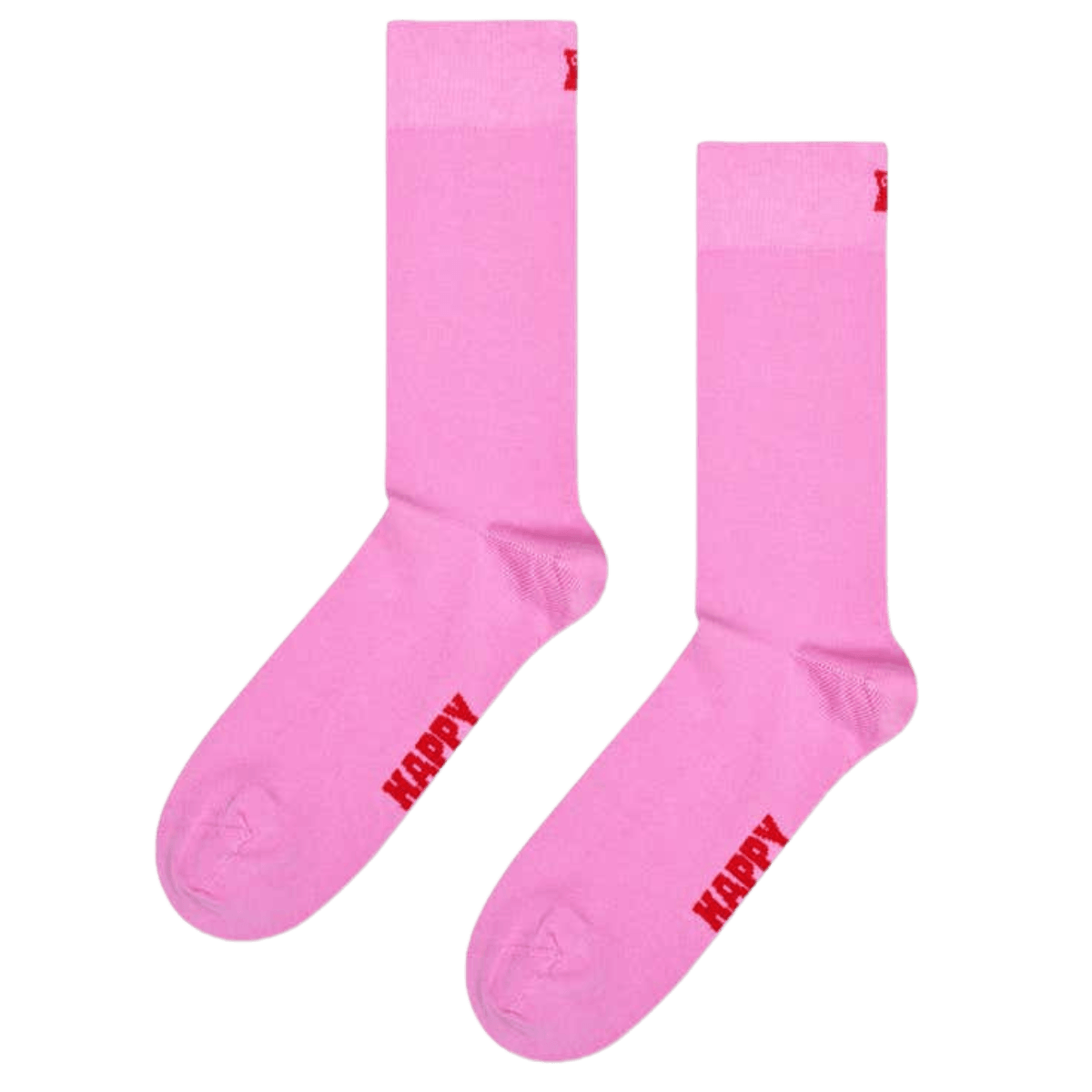 Calcetines Happy Socks Solid Pink - ECRU