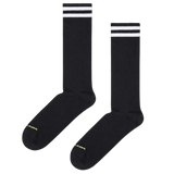 Calcetines Happy Socks Solid Sneaker Black - ECRU