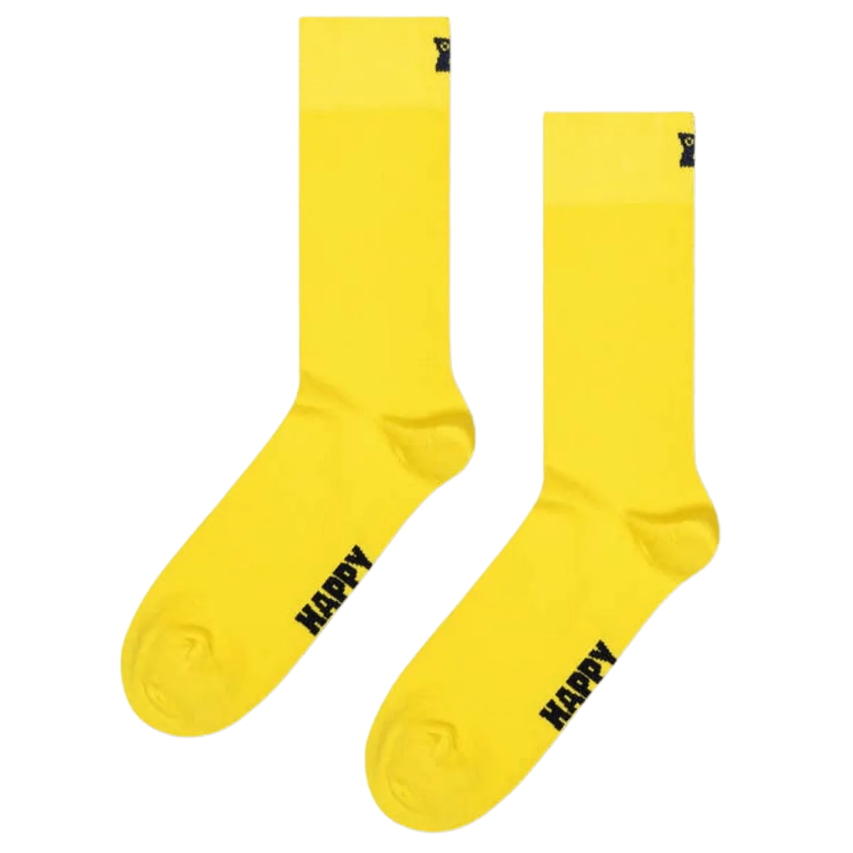 Calcetines Happy Socks Solid Yellow - ECRU