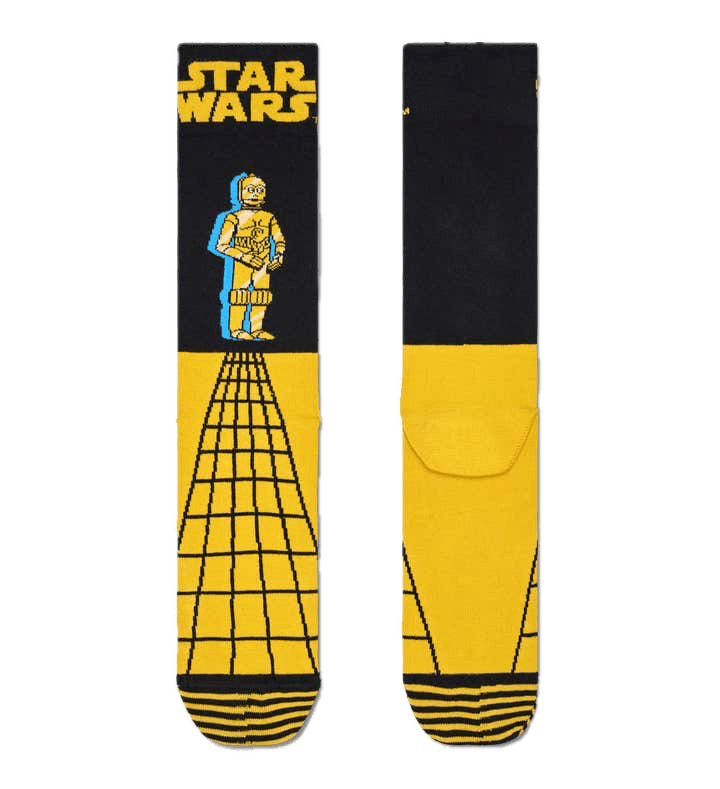 Calcetines Happy Socks Star Wars™️ C-3PO Crew - ECRU