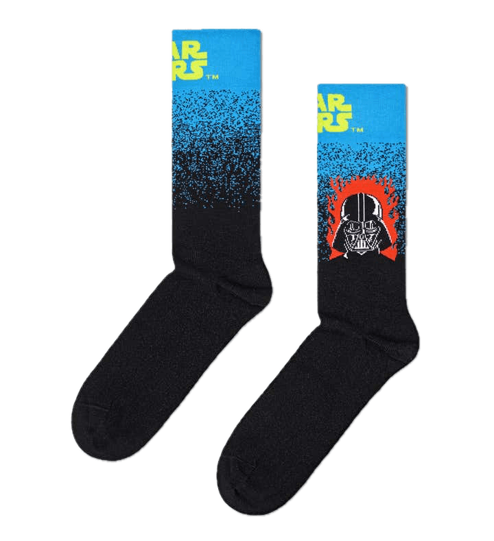 Calcetines Happy Socks Star Wars™️ Darth Vader Crew - ECRU