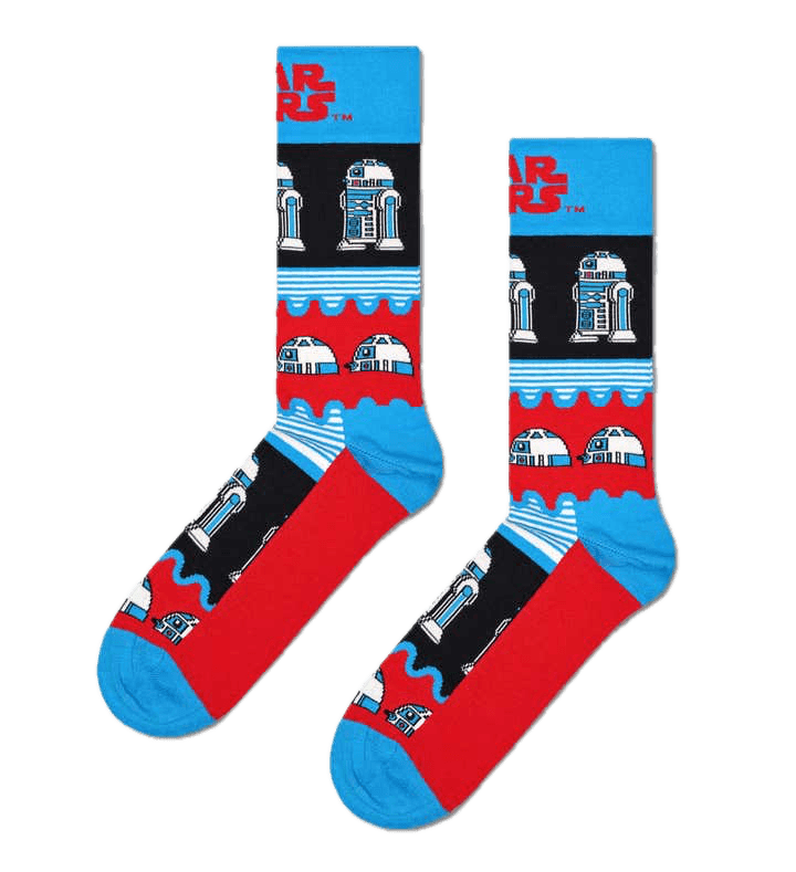 Calcetines Happy Socks Star Wars™️ R2-D2 Crew - ECRU