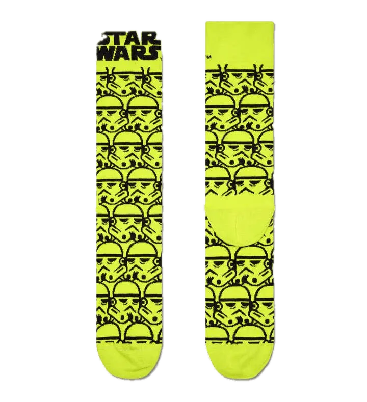 Calcetines Happy Socks Star Wars™️ Storm Trooper Crew - ECRU
