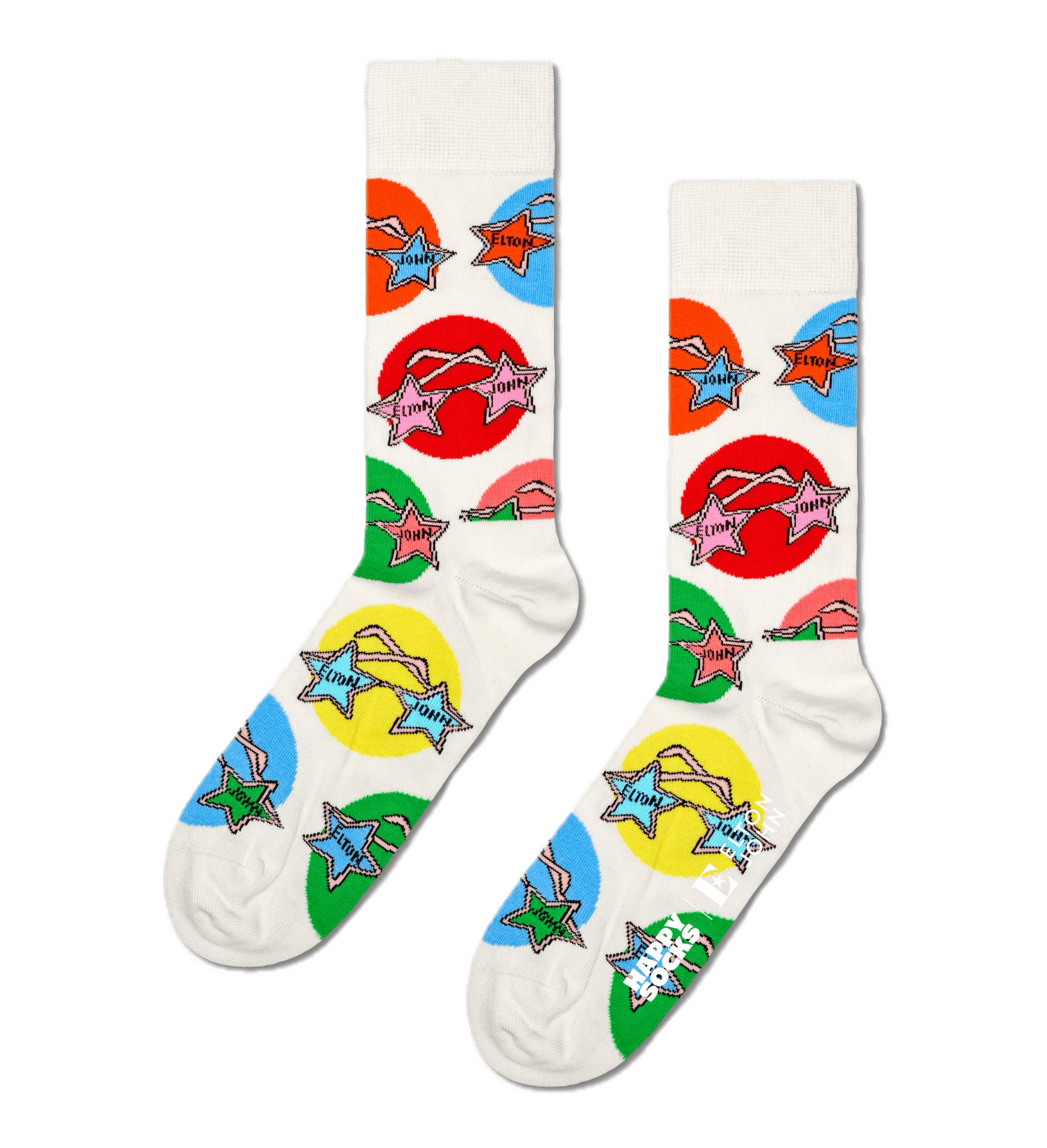 Calcetines Happy Socks x Elton John Elton Glasses - ECRU