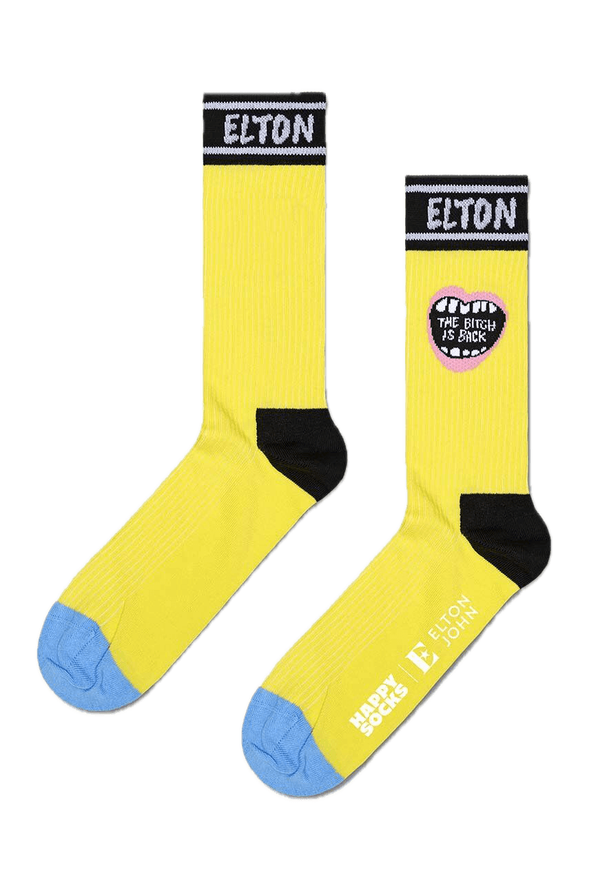 Calcetines Happy Socks x Elton John The Bitch Is Back - ECRU