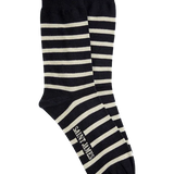 Calcetines Saint James de rayas en jersey de algodón Marino Ecru - ECRU