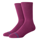 Calcetines Stance Icon Crew Berry - ECRU
