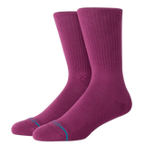 Calcetines Stance Icon Crew Berry - ECRU