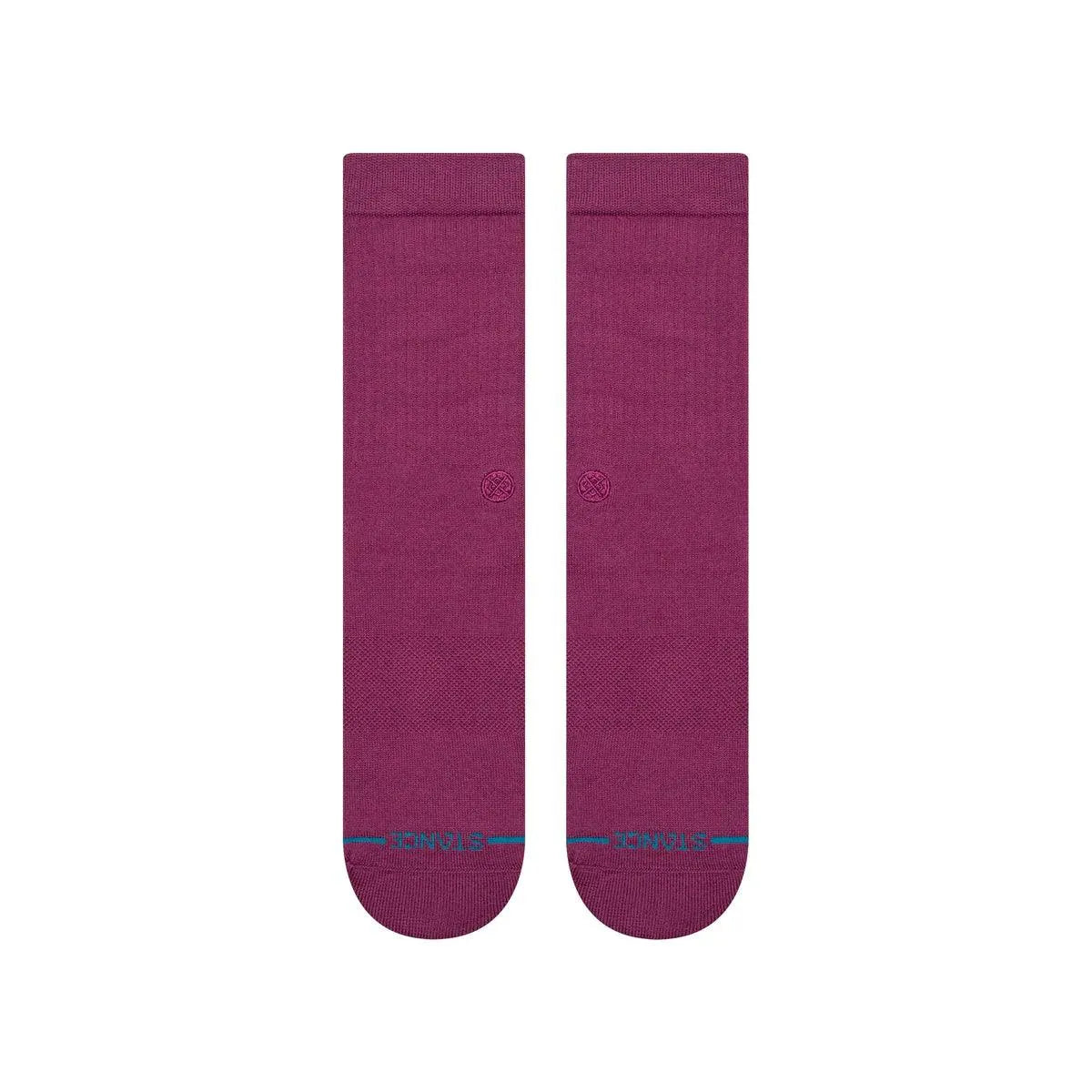 Calcetines Stance Icon Crew Berry - ECRU
