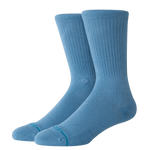 Calcetines Stance Icon Crew Steel Blue - ECRU