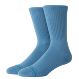 Calcetines Stance Icon Crew Steel Blue - ECRU