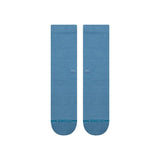 Calcetines Stance Icon Crew Steel Blue - ECRU