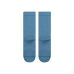 Calcetines Stance Icon Crew Steel Blue - ECRU