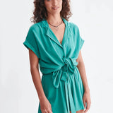 Camisa 24colours 30418 Verde - ECRU