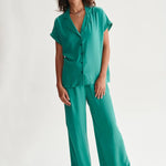 Camisa 24colours 30418 Verde - ECRU