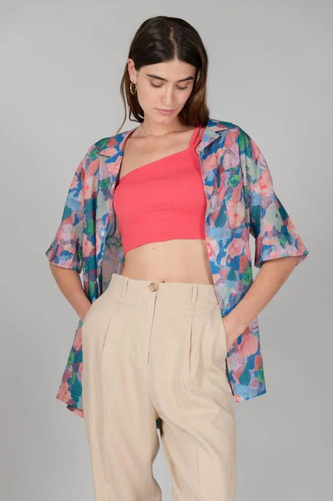 Camisa 24colours Aprico - ECRU