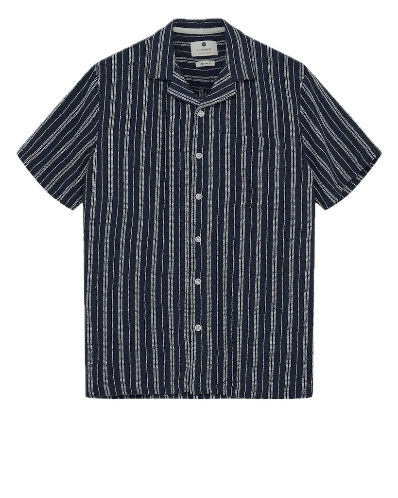 Camisa Anerkjendt Akleo Dobby - ECRU