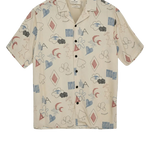 Camisa Anerkjendt Akleo Viscose Aop - ECRU