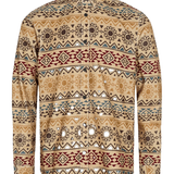 Camisa Anerkjendt Leif de Pana AOP Incense - ECRU