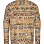 Camisa Anerkjendt Leif de Pana AOP Incense - ECRU