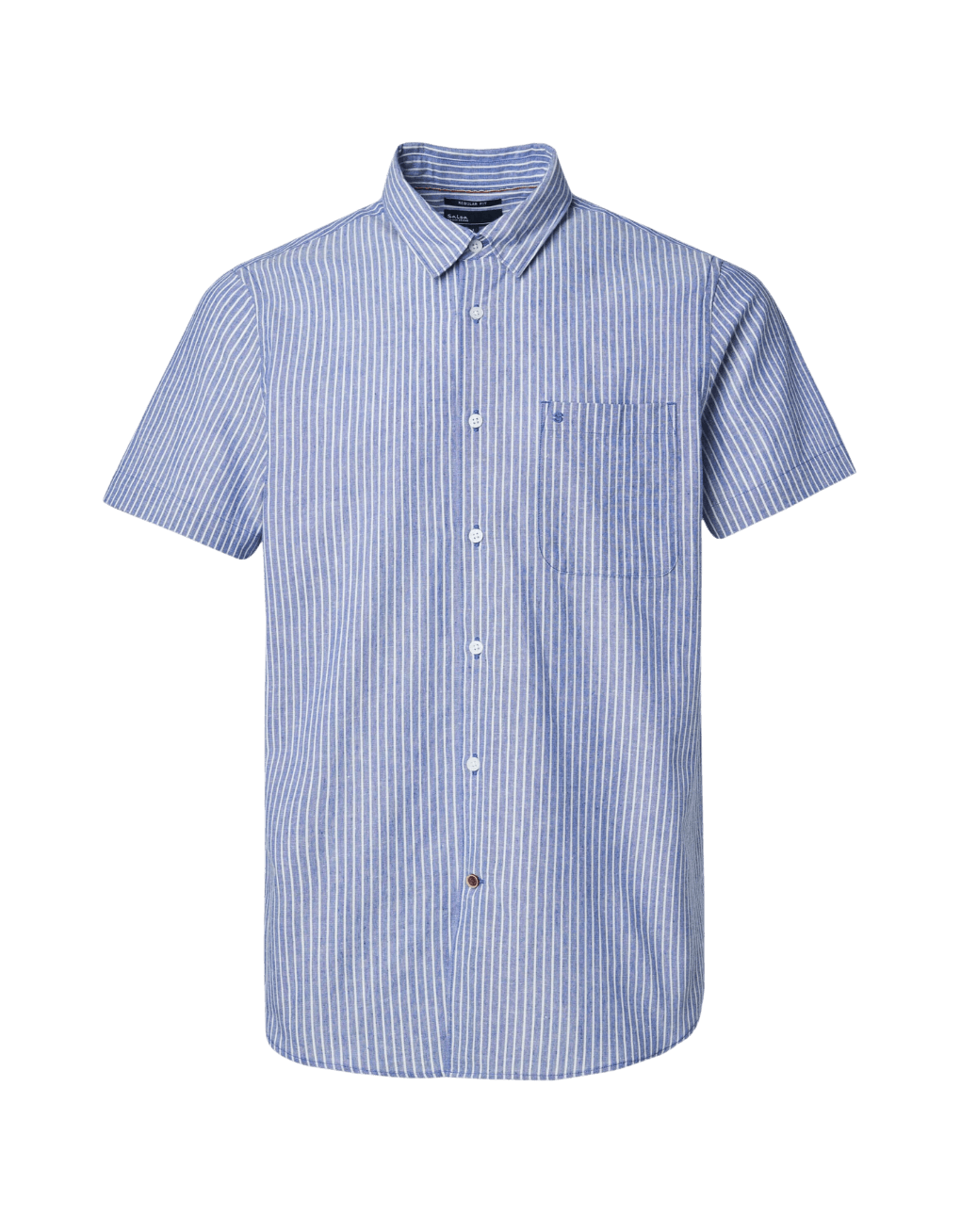 Camisa de Hombre Salsa de Lino Manga Corta - ECRU
