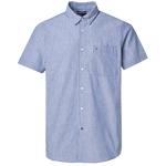Camisa de Hombre Salsa de Lino Manga Corta - ECRU