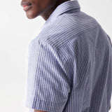 Camisa de Hombre Salsa de Lino Manga Corta - ECRU