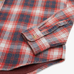 Camisa Deus Ex Machina Vacay Red Check - ECRU