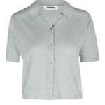Camisa ECOALF de Punto Juniper Baby Blue - ECRU