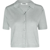 Camisa ECOALF de Punto Juniper Baby Blue - ECRU
