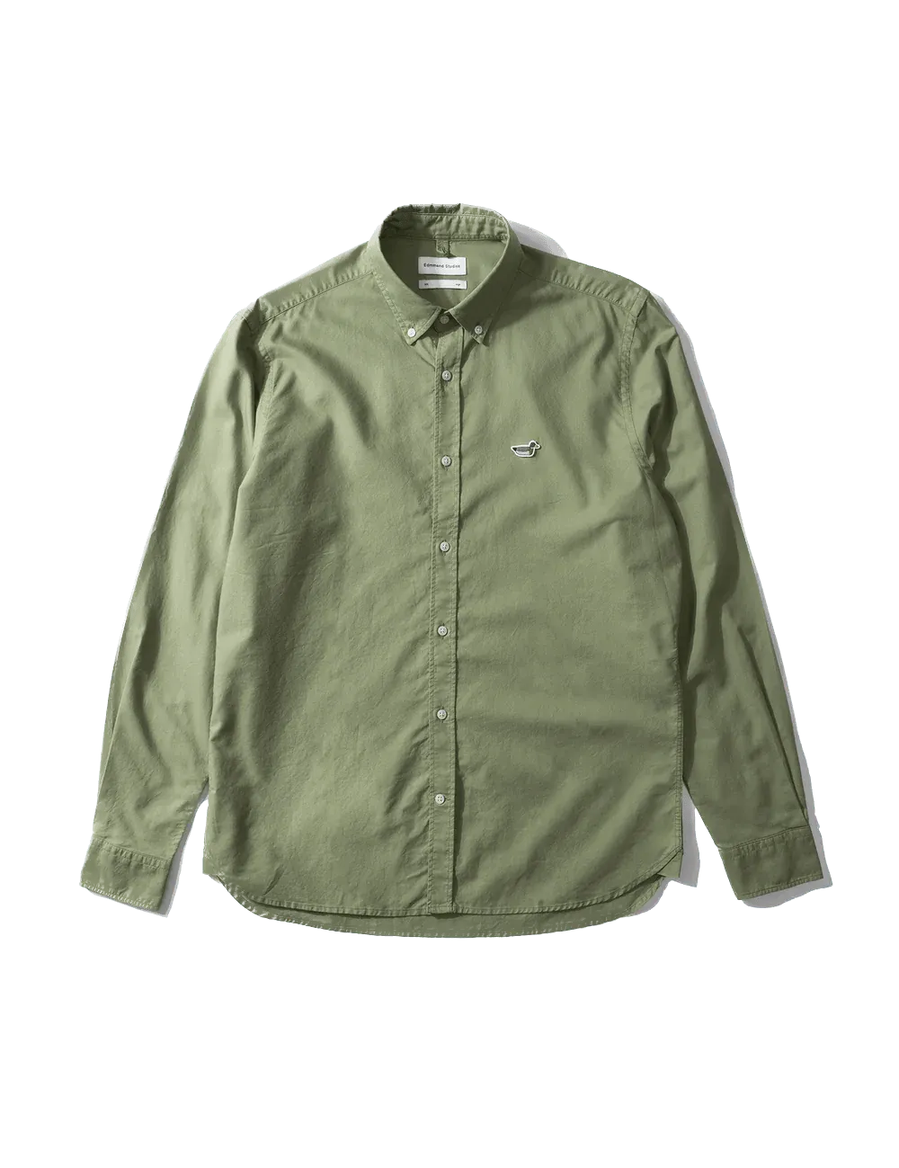 Camisa Edmmond Studios Bd Shirt Duck Edition Oxford Ns Plain Olive - ECRU