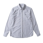 Camisa Edmmond Studios Bd Striped Shirt Duck Edition Plain Black - ECRU