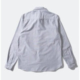 Camisa Edmmond Studios Bd Striped Shirt Duck Edition Plain Black - ECRU