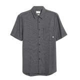 Camisa Farah Denzie Jacquard True Navy - ECRU