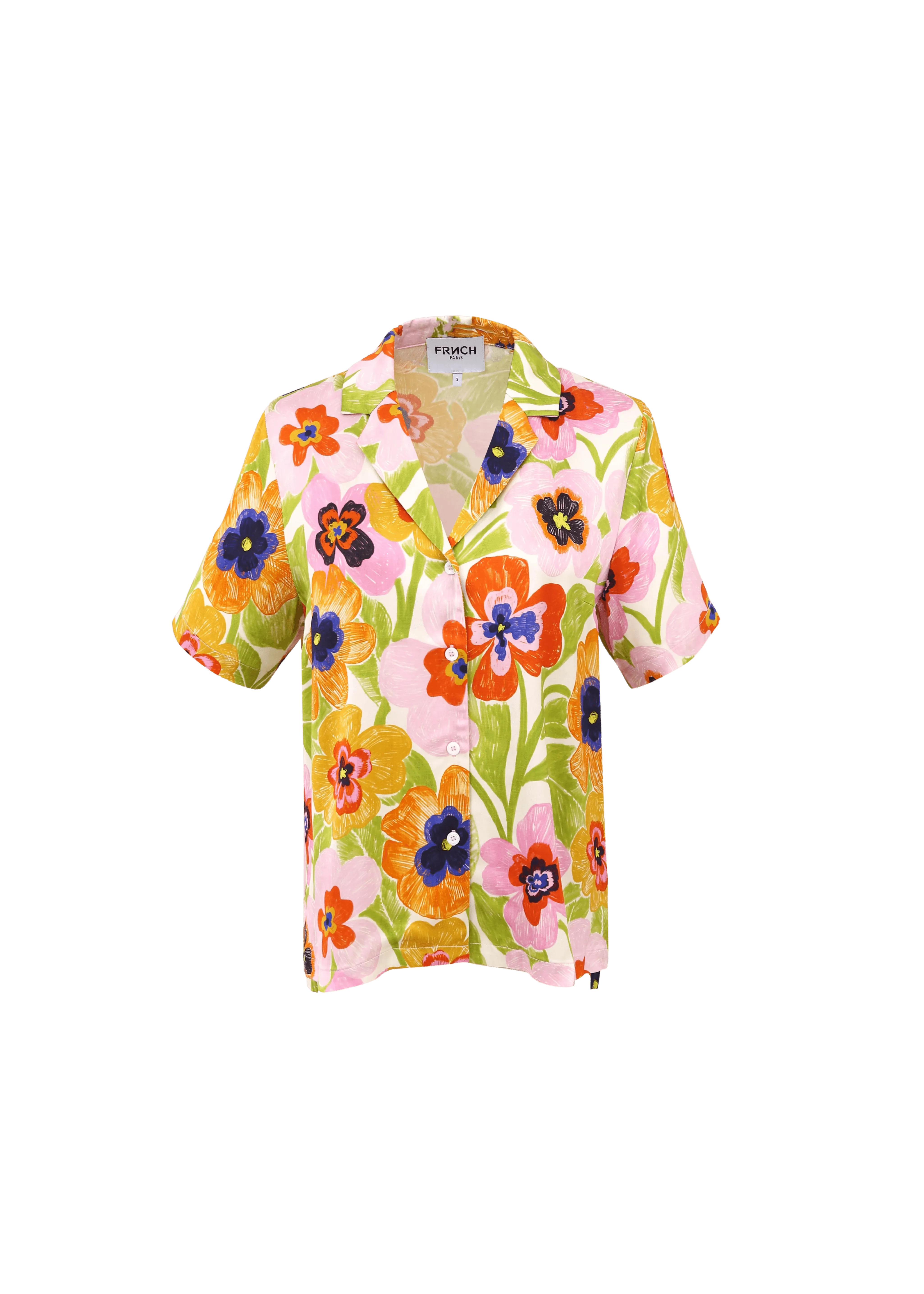 Camisa FRNCH Chelly Spicy Garden Creme - ECRU