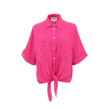 Camisa FRNCH Ebene Fuchsia - ECRU